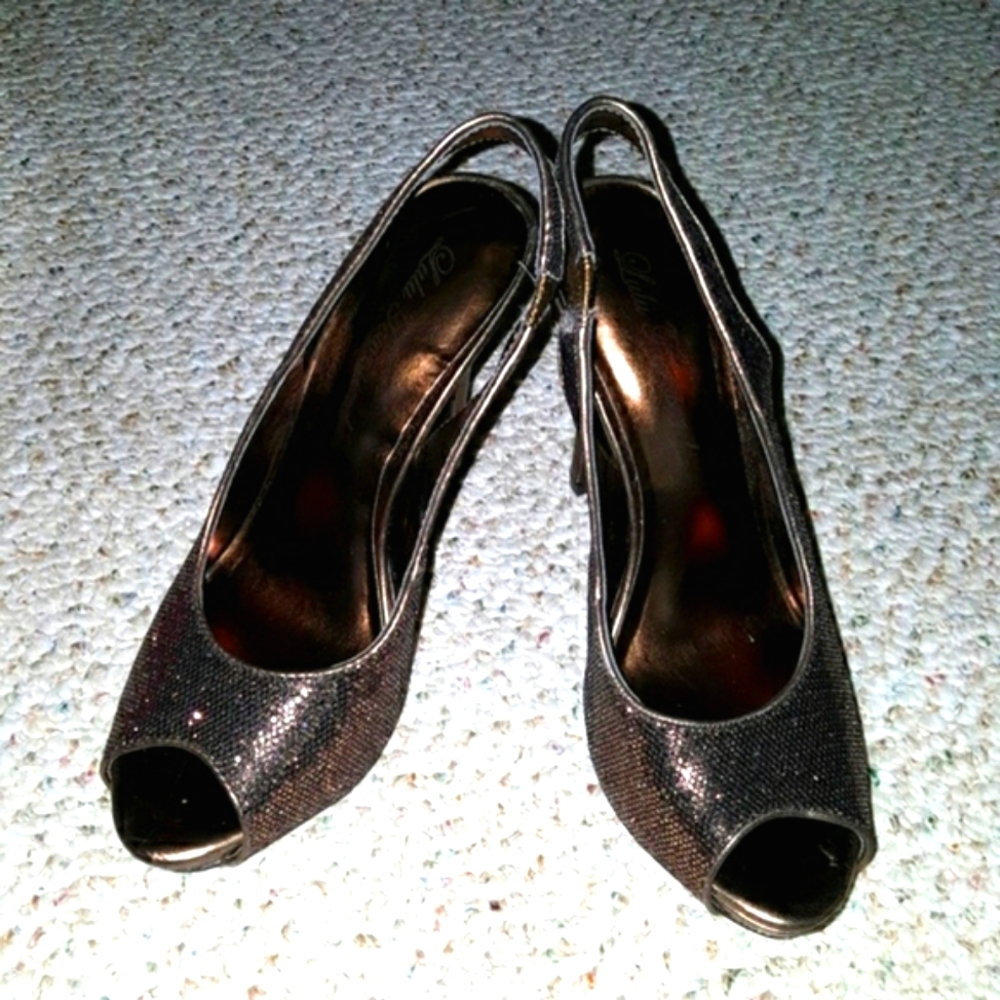 NWT - Lula Townsend, Bronze Baby Glitter LT Nightout-6